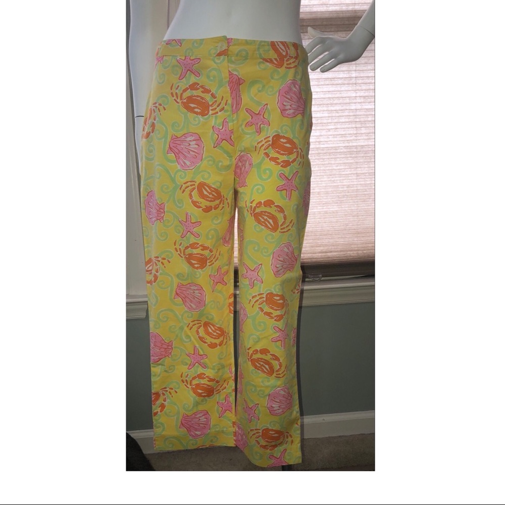 Lilly Pulitzer Cropped/Capri Pants Sunrise Sandbar